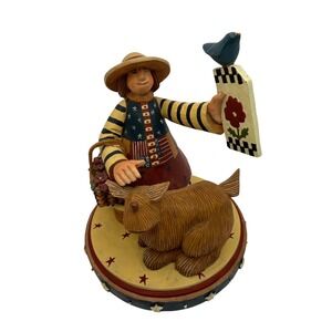 Williraye Studio American Beauty Patriotic Figurine USA Longaberger  WW1342LB